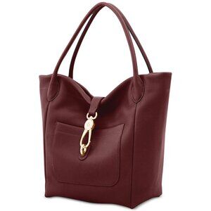 Nwt Dooney & Bourke Florentine Large Belvedere Lock Leather Tote